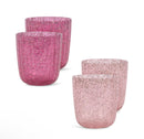 Glitter Cup 4 Pack - Sparkling Pink Mix
