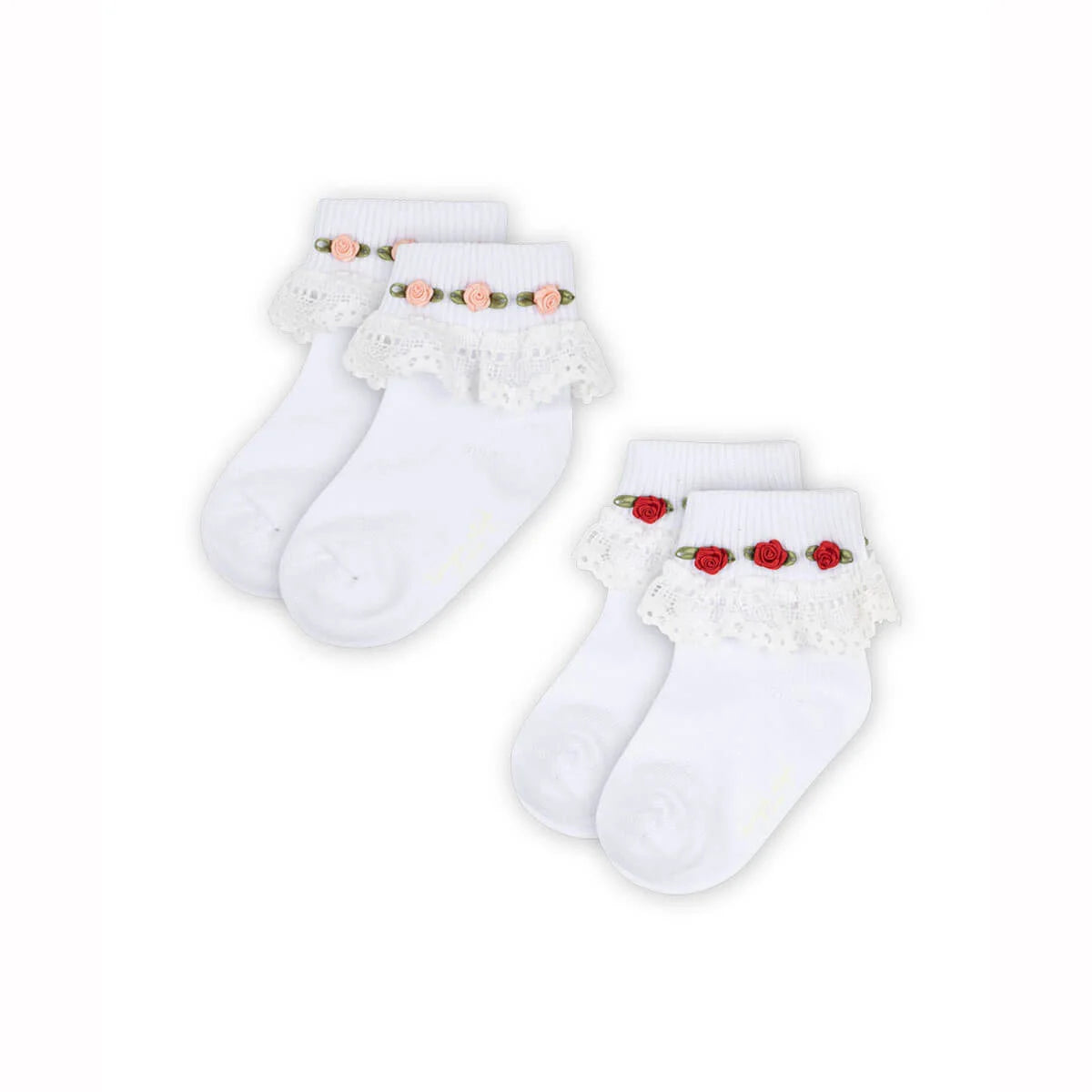 2 Pack Lace Socks