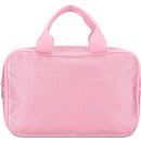 Pink Rhinestone Large Cosmetic