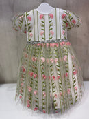Beauty Green Garden Dress