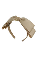 Heather Satin Headband - Ginger Grosgrain