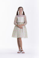 Elegant With Flowers Dress