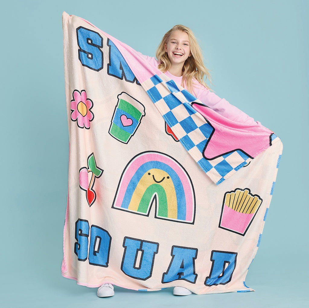 Smile Squad Plush Blanket