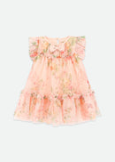 Rosebud Peach Baby Dress
