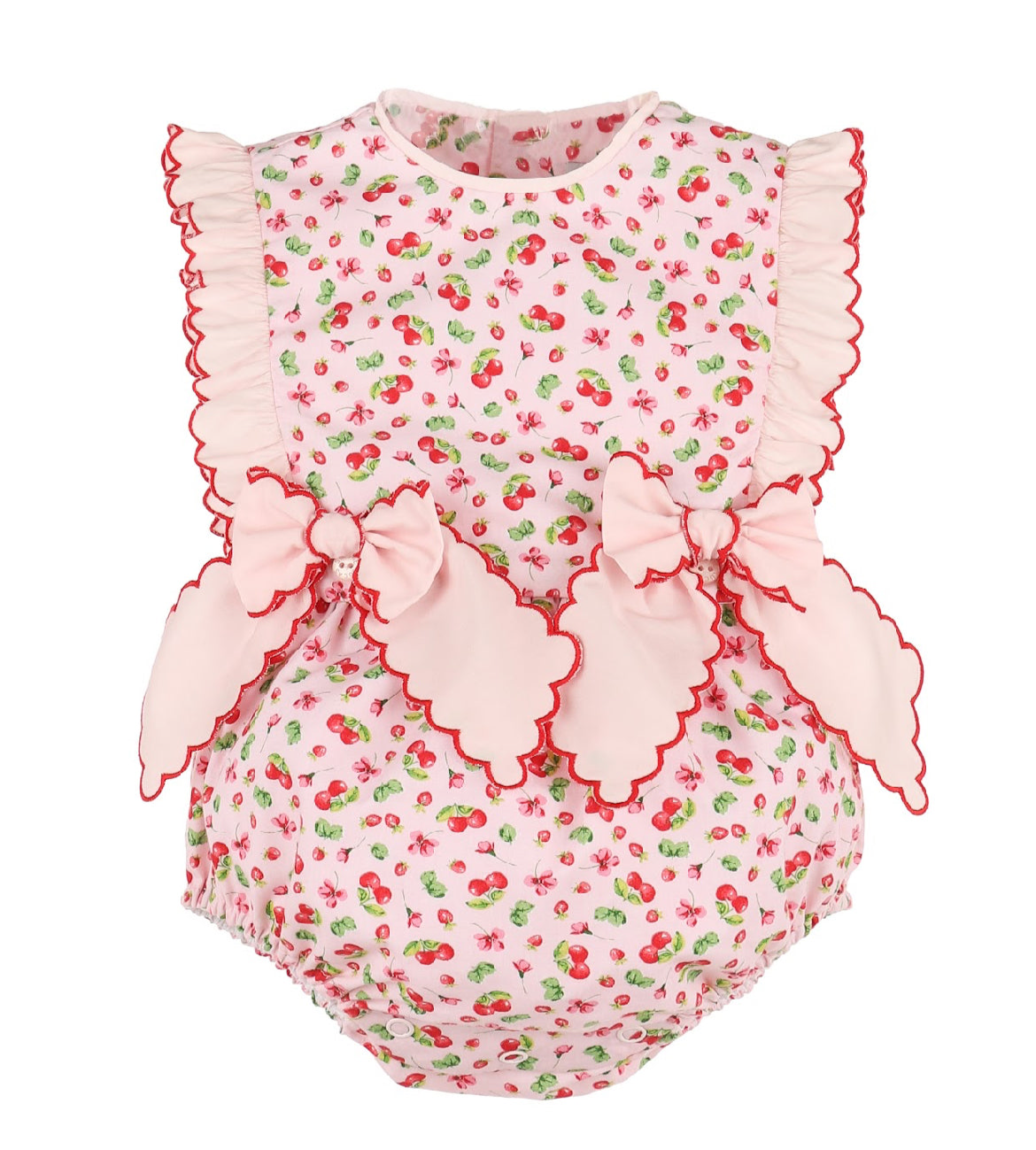 Summer Berries Baby Girl Overall