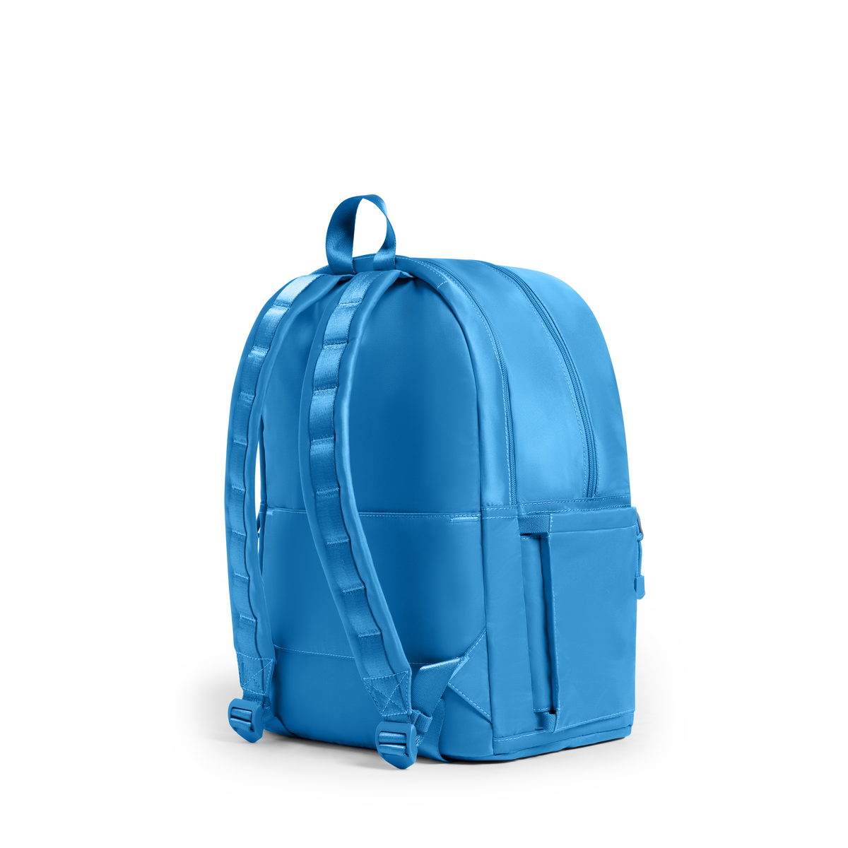 Nylon Kane Double Pocket Backpack Blue