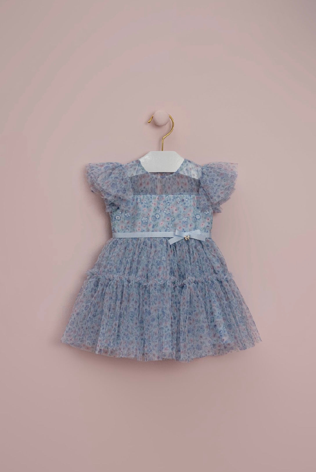 Blue Beauty Baby Girl Dress