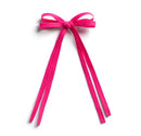 Hopscotch Twill Long Tail Clip - Fuchsia