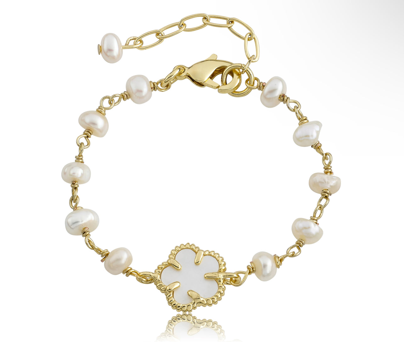 Freshwater Pearl Bracelet - White