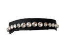 Isabella Embellished Tie Back Headband - Black