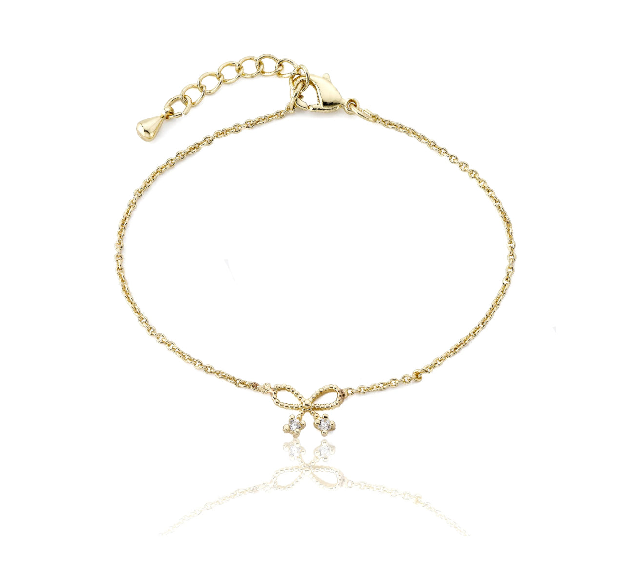 Sam K Gold Bow Bracelet