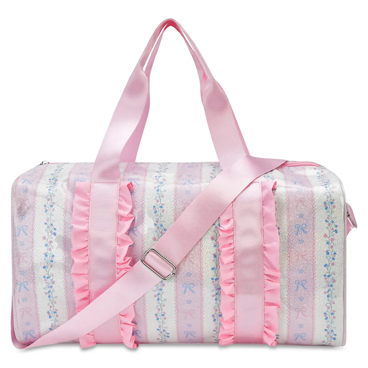 Floral Stripes Duffel