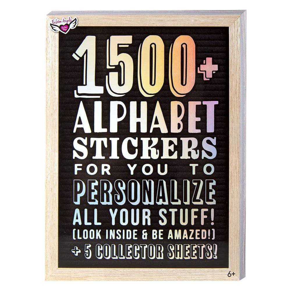 1500+ Alphabet Stickers