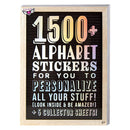 1500+ Alphabet Stickers