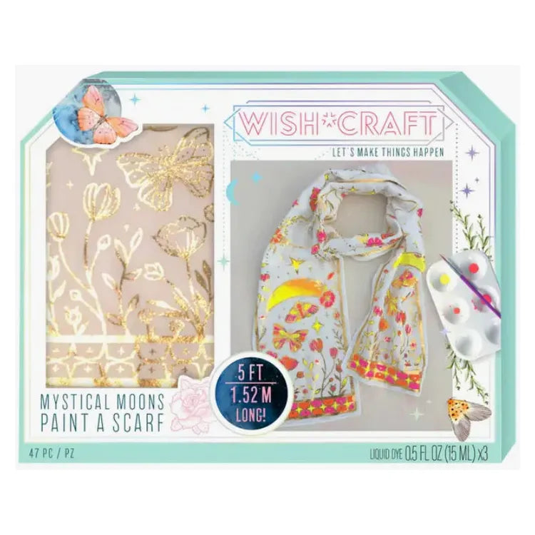 Mystical Moons Paint A Scarf
