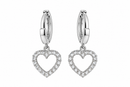 Silver Hearts Earrings