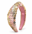 Pink Sequins Headband