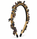 Beaded Gold Wrapped Headband