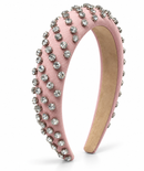 Pink Jeweled Padded Headband