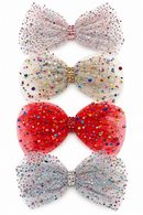 Confetti Rhinestone Bow 1pc