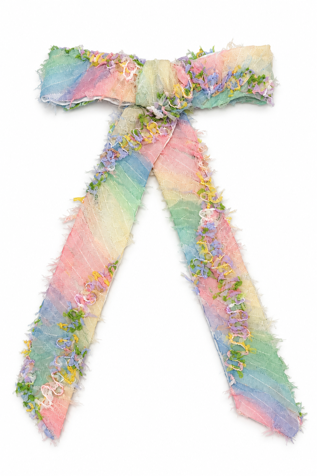 Pastel Bloom Ribbon Bow