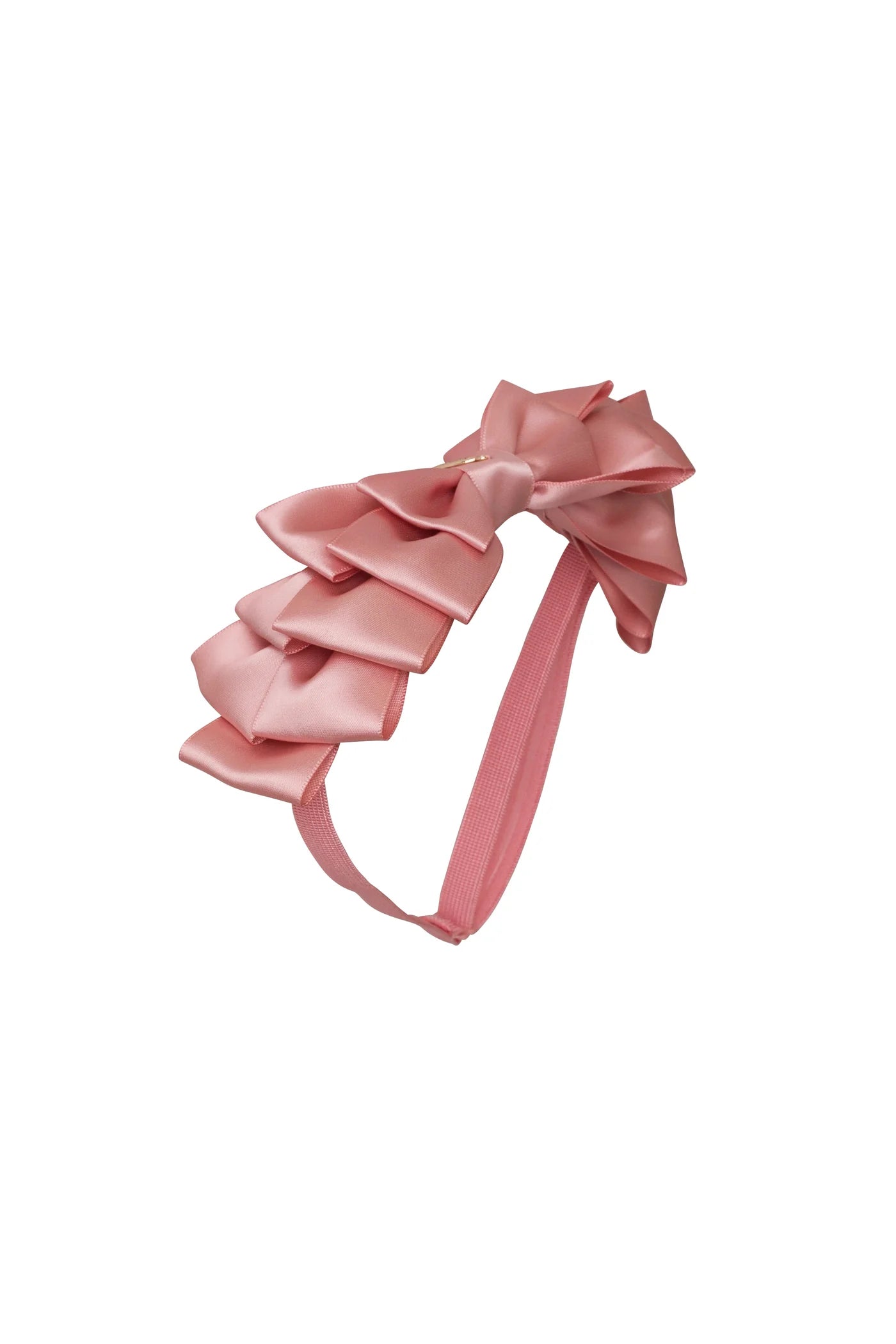 Pleated Ribbon Satin Wrap - Sweet Nectar