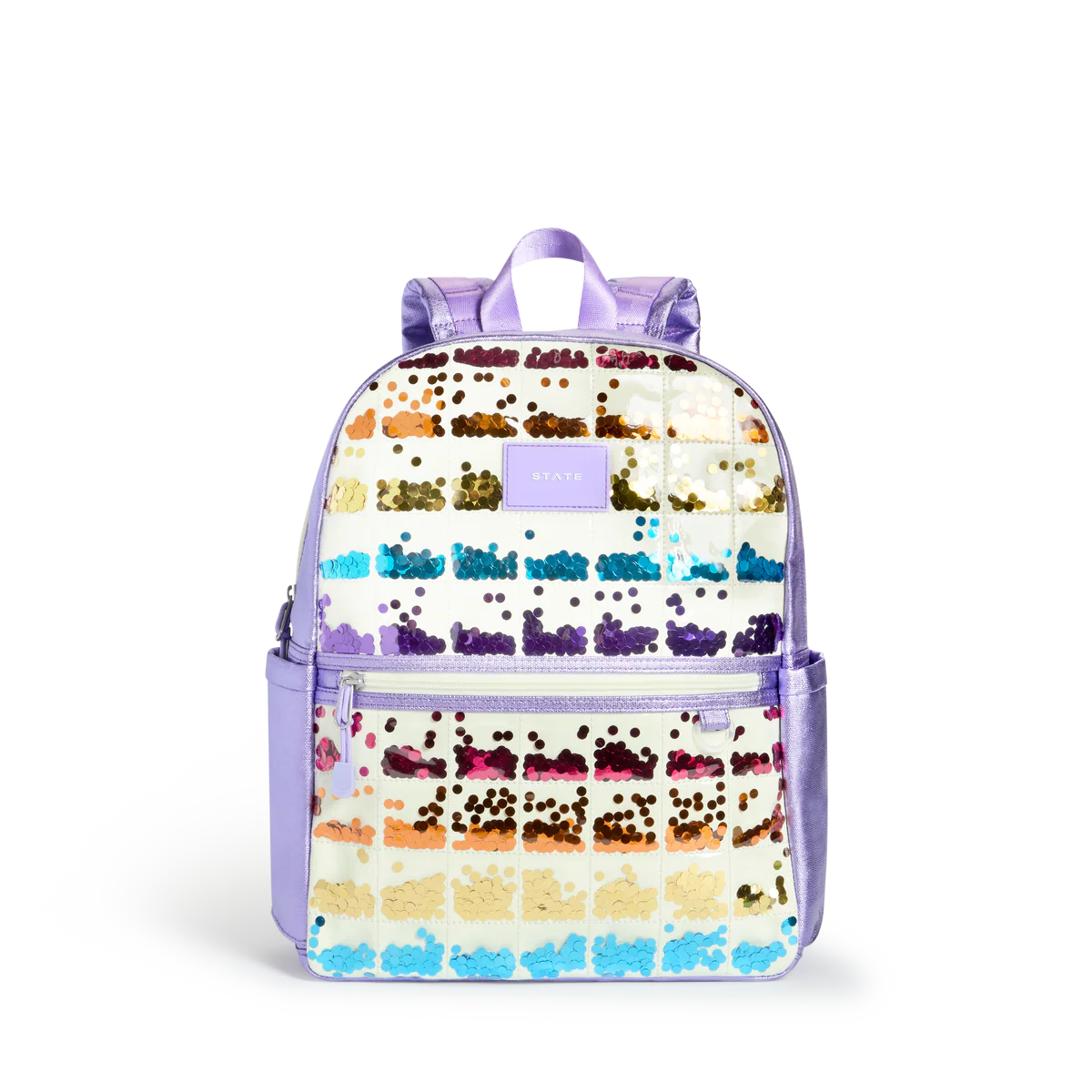 Kane Backpack Lilac Quilted Sequins