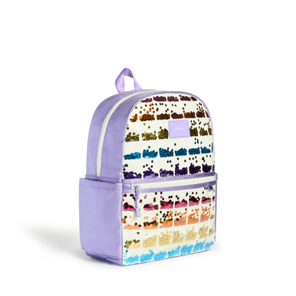Kane Backpack Lilac Quilted Sequins
