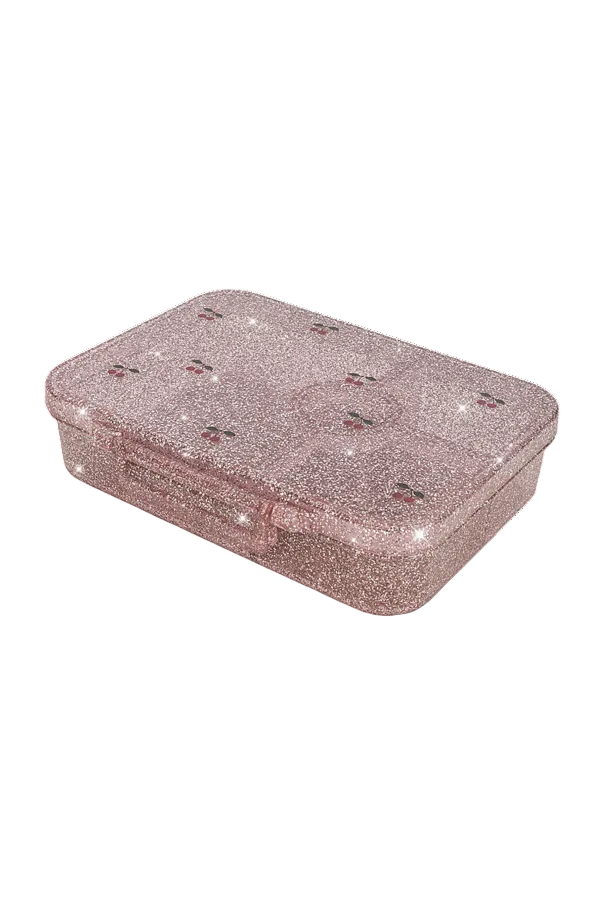 Bento Lunch Box Cherry Glitter