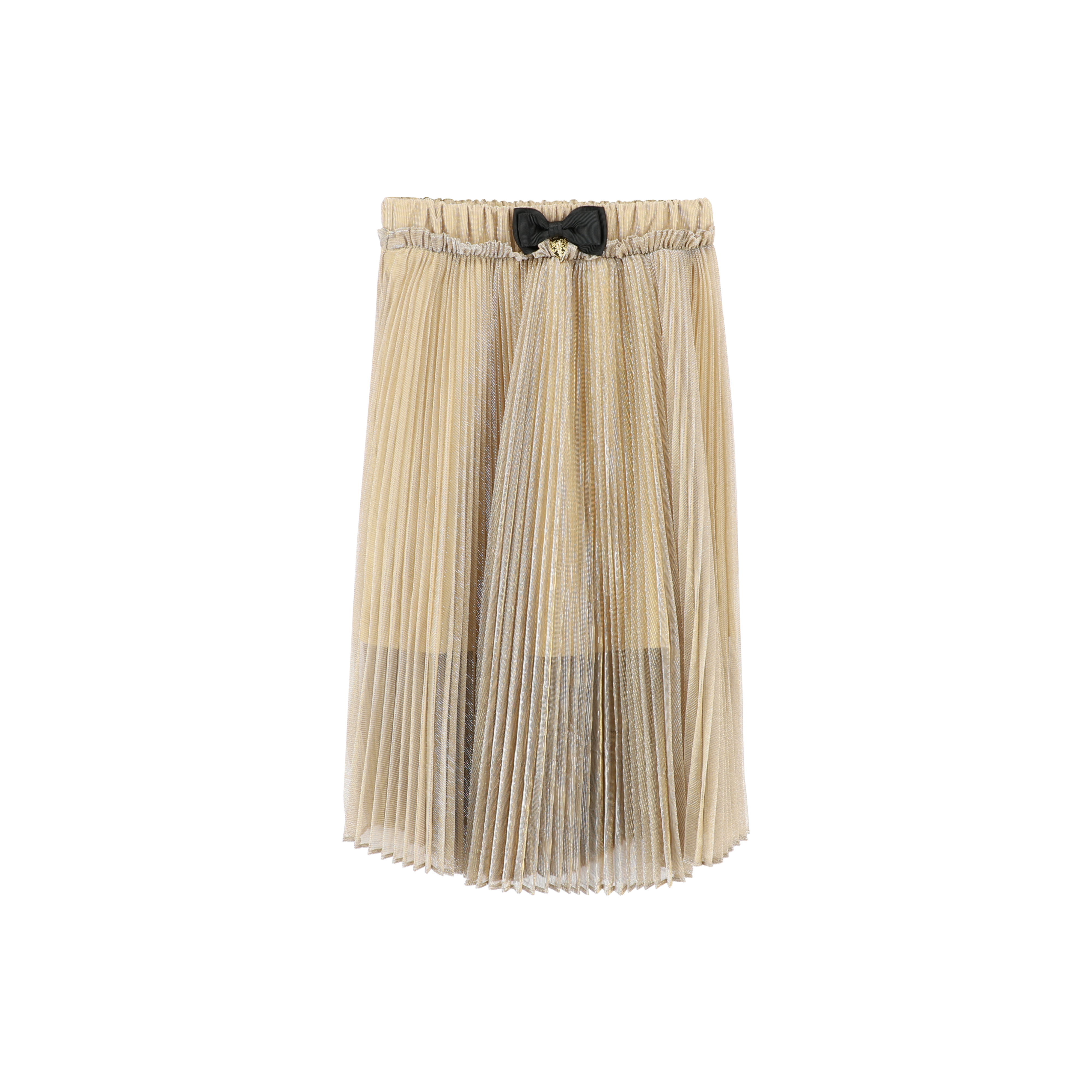 Pleated Metalic Gold Set