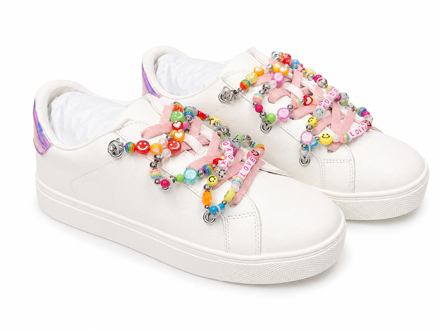 Jhushed White Sneakers