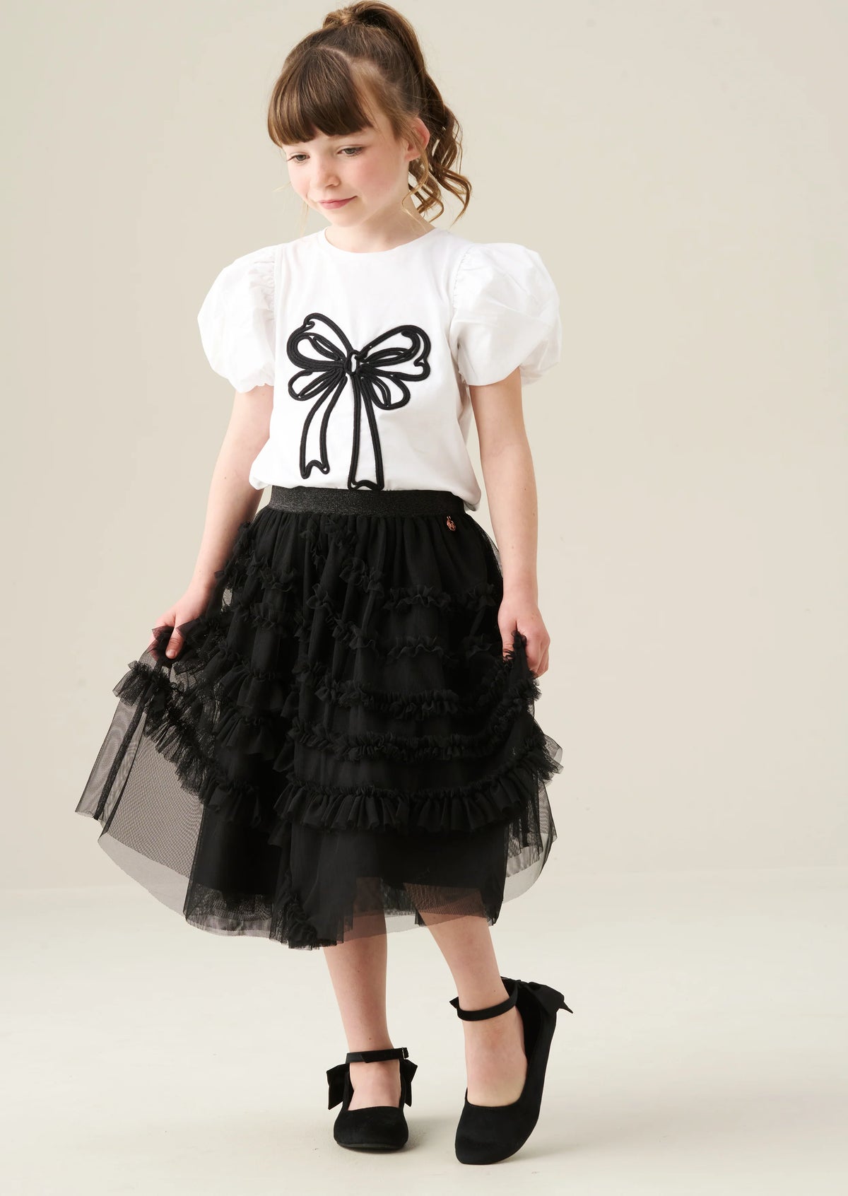 Aofie Bow Black Set