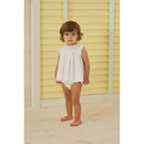 White Popelin Baby Dress