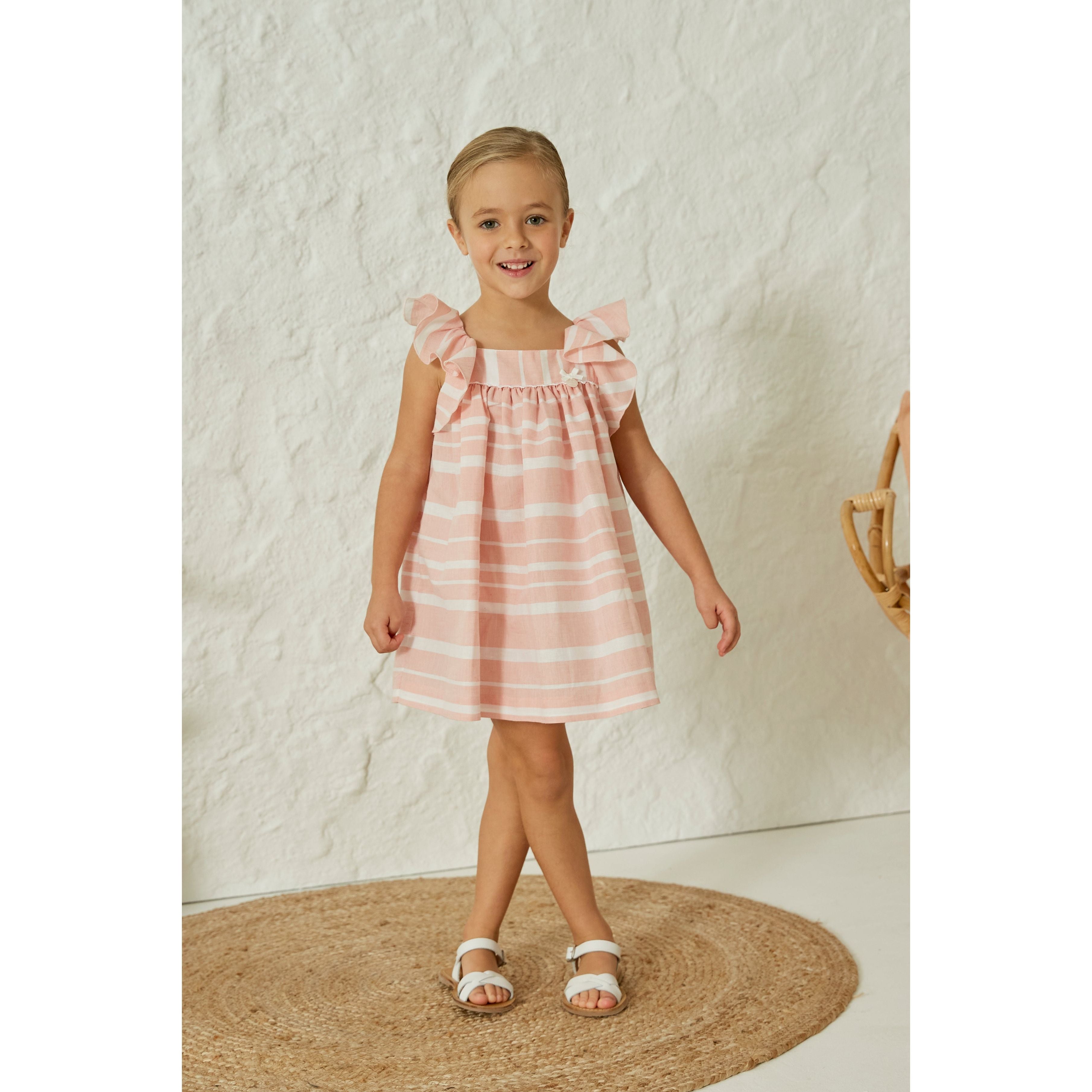 Little Pink Striped Dress