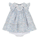 Indigo Florecitas Baby Dress