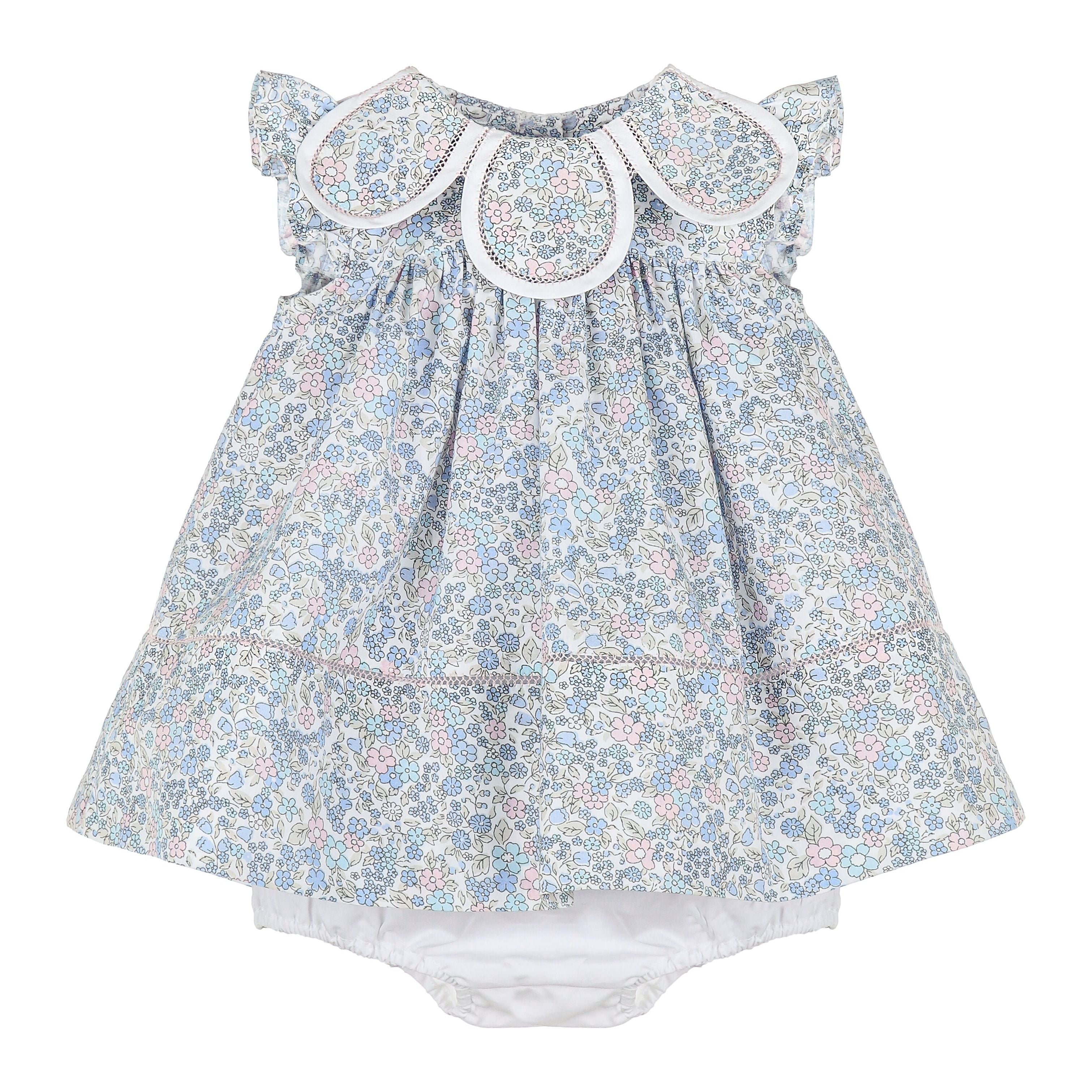 Indigo Florecitas Baby Dress