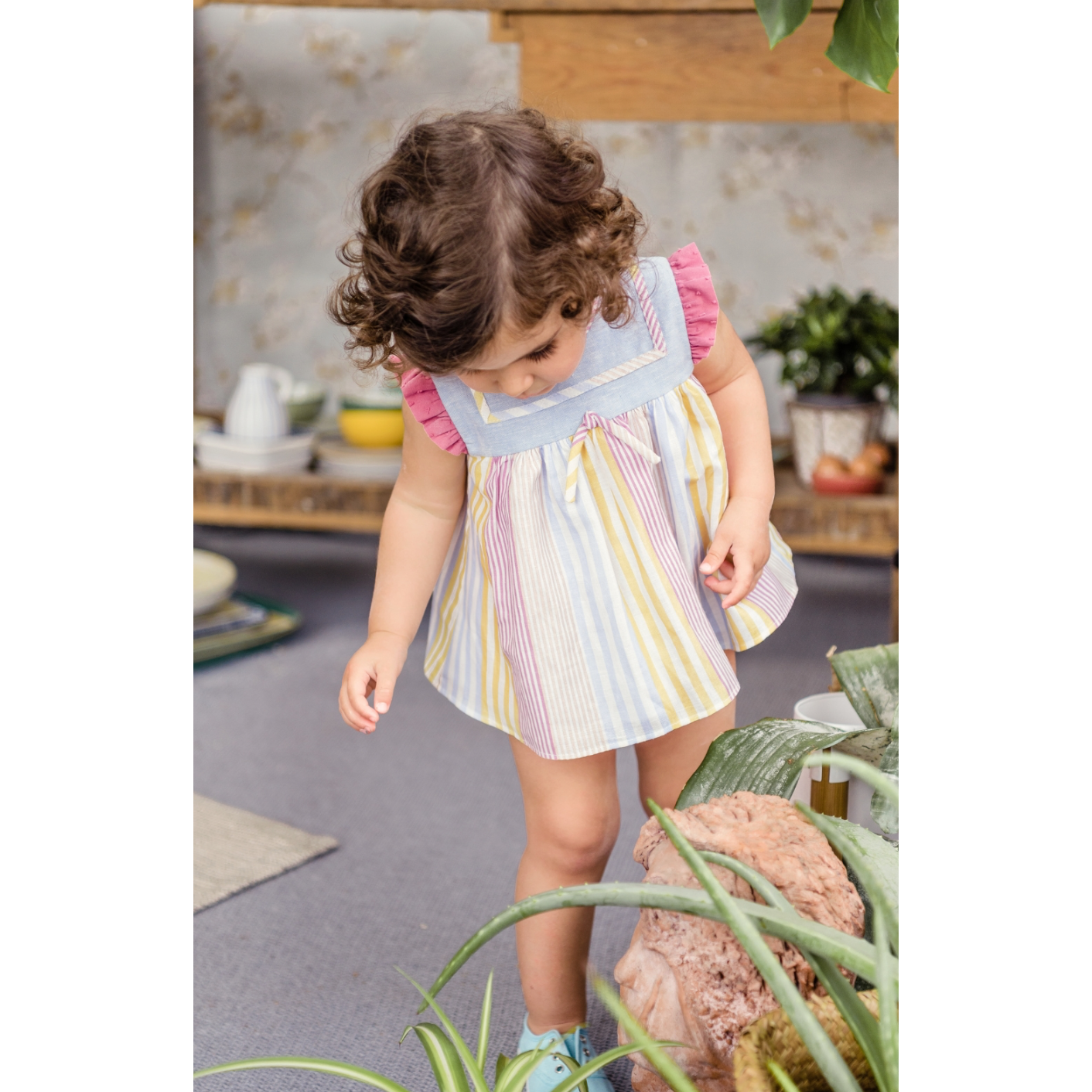 Rainbow Radiance Baby Dress