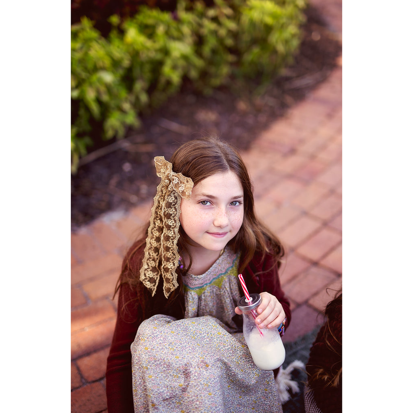 Sequins Blossoms Headband - Black