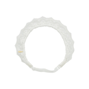 Lace Crown Wrap - White