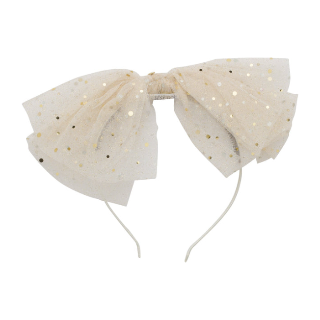 Ava Dot Headband - Ivory