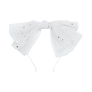 Ava Dot Headband - White