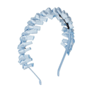 Satin tied Headband - Slate Blue