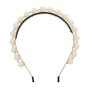 Uneven Marble Headband -  Ivory