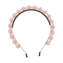 Uneven Marble Headband -  Pink