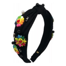 Cotton Charmed Headband - bLACK