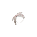 Double Lace Thin Headband - Pink