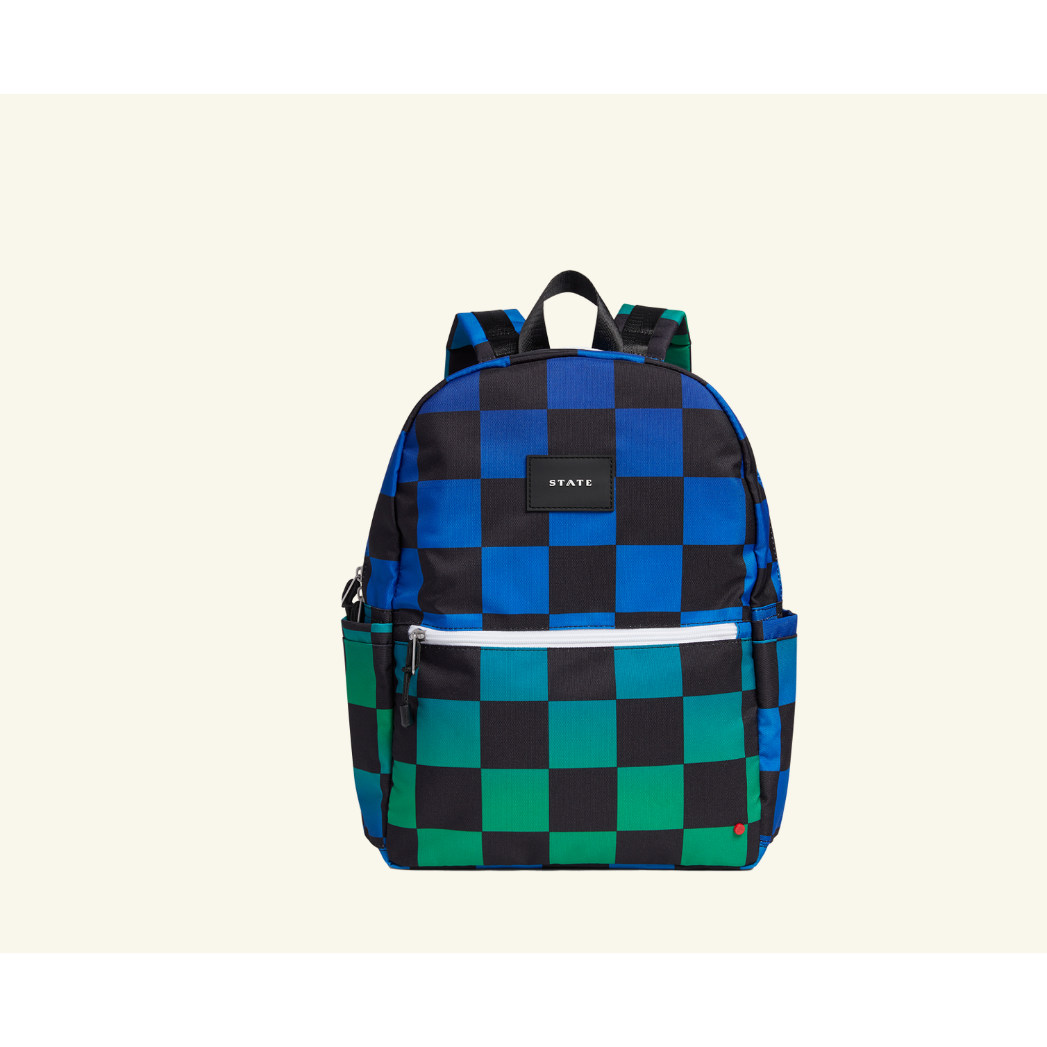 Travel Backpack - Blue Checkerboard