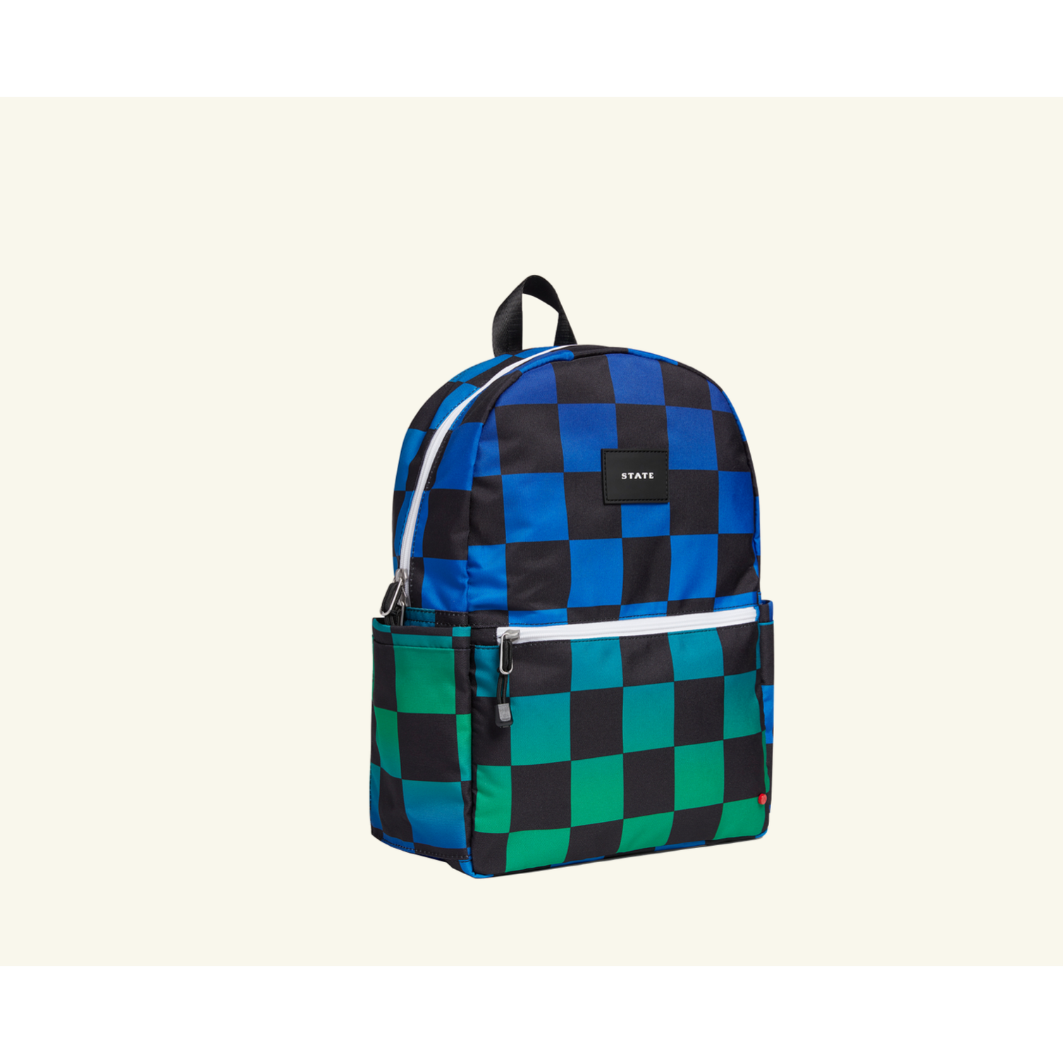 Travel Backpack - Blue Checkerboard