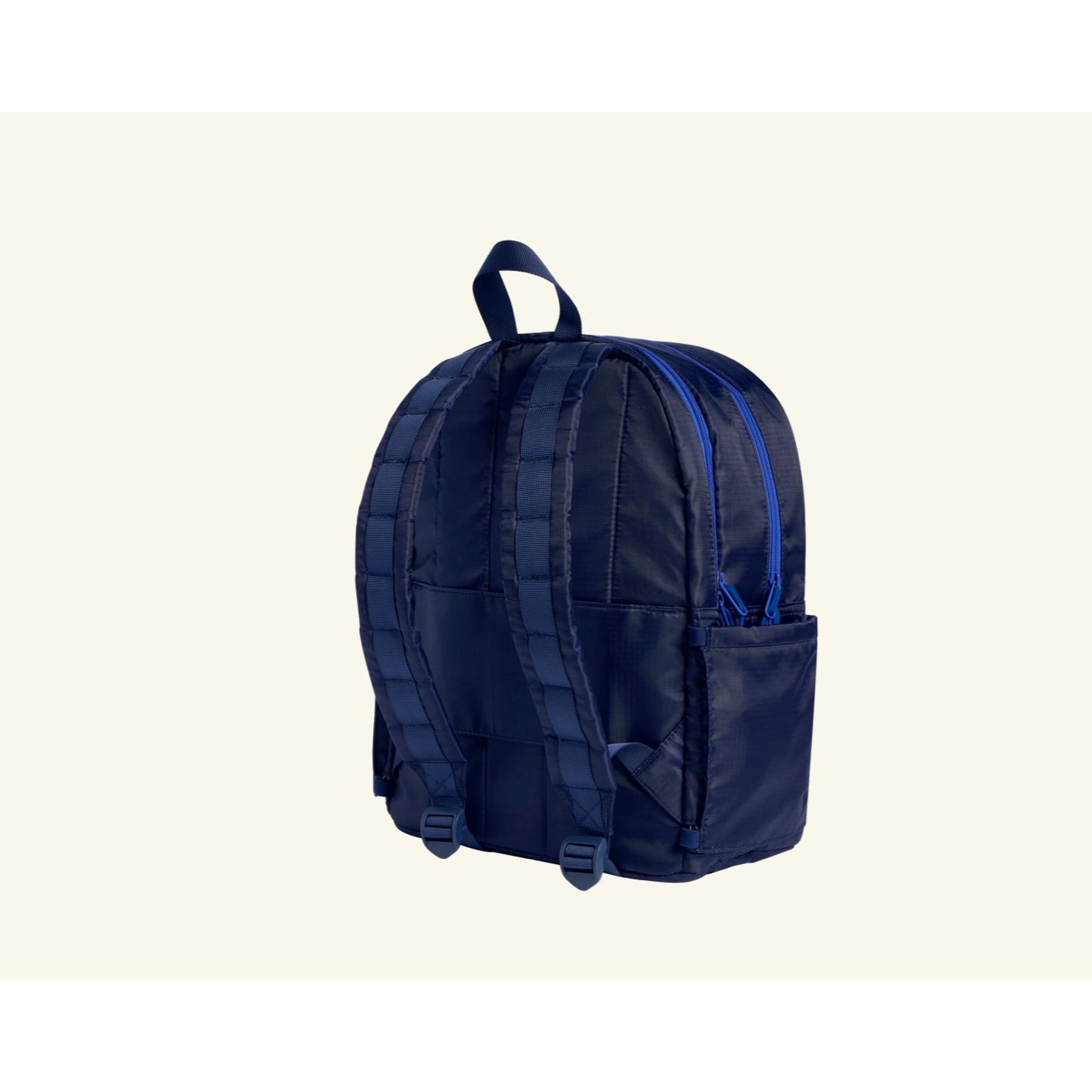 Double Pocket Backpack Diagonal Zippers