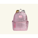 Double Pocket Backpack - Metalic Pink